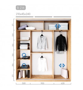 Шафа-купе Віват B-214 Шафа-купе Віват B-214