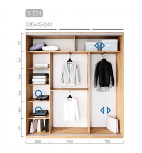 Шафа-купе Віват B-224 Шафа-купе Віват B-224