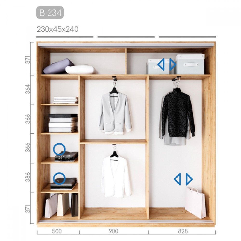 Шафа-купе Віват B-234