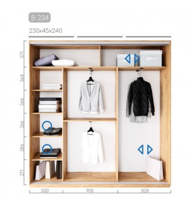 Шафа-купе Віват B-234 Шафа-купе Віват B-234