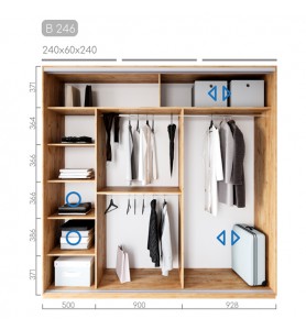 Шафа-купе Віват B-246 Шафа-купе Віват B-246
