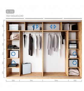 Шафа-купе Віват B-316 Шафа-купе Віват B-316