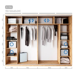 Шафа-купе Віват B-316