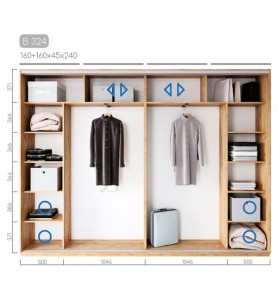 Шафа-купе Віват B-324 Шафа-купе Віват B-324