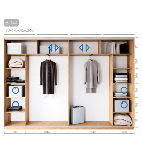 Шафа-купе Віват B-344 Шафа-купе Віват B-344