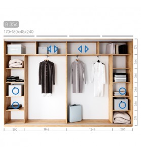 Шафа-купе Віват B-354 Шафа-купе Віват B-354