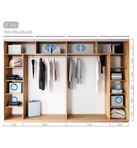 Шафа-купе Віват B-366 Шафа-купе Віват B-366