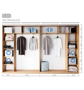 Шафа-купе Віват B-374 Шафа-купе Віват B-374