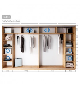 Шафа-купе Віват B-406 Шафа-купе Віват B-406